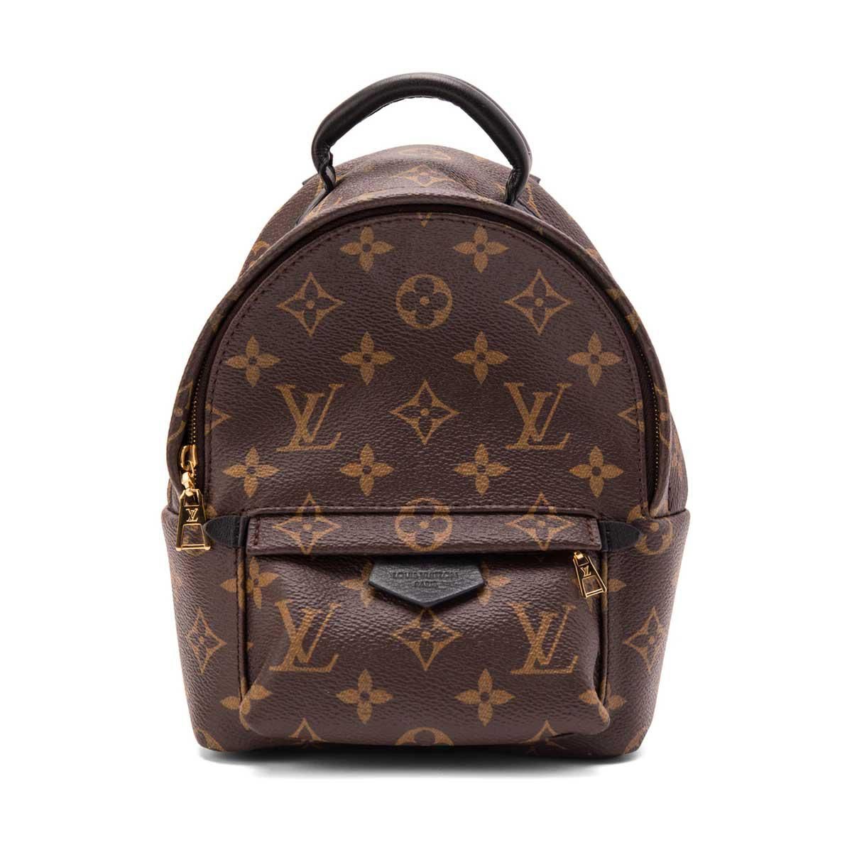 louis vuitton palm springs monogram mini brown