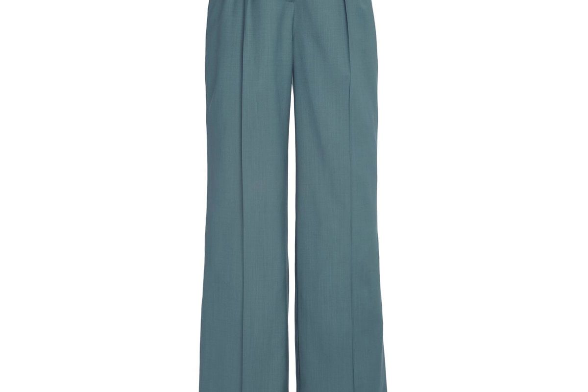 loulou studio mid rise straight trouser pants