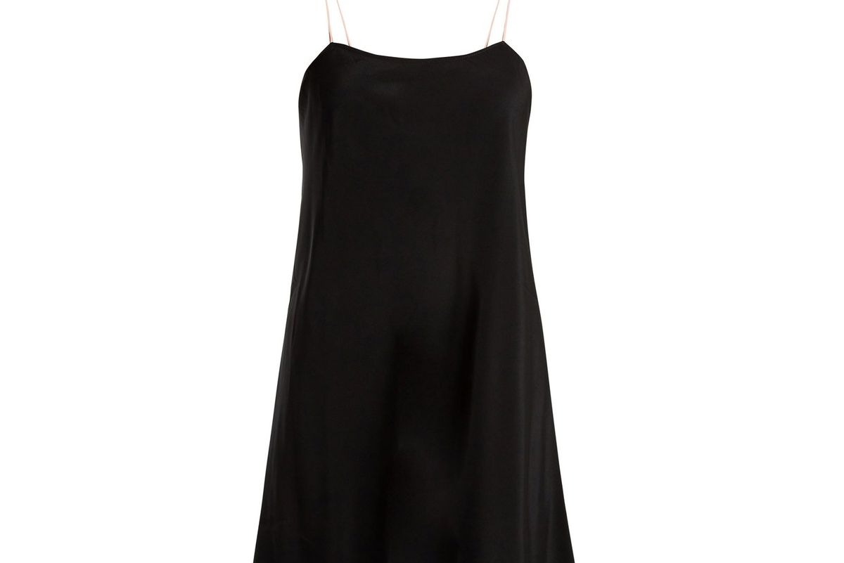 loup charmant silk slip dress