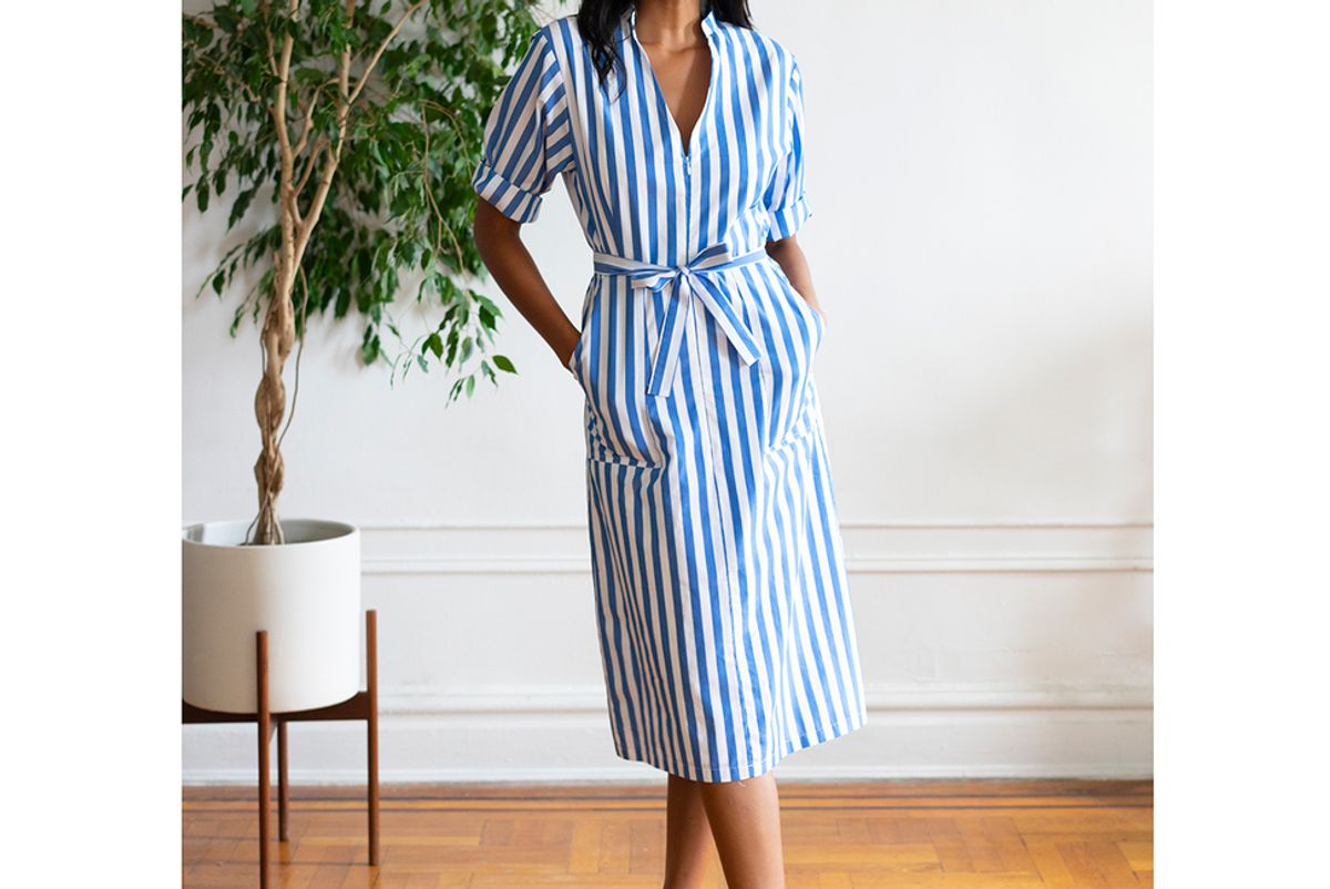 loup striped alma dress