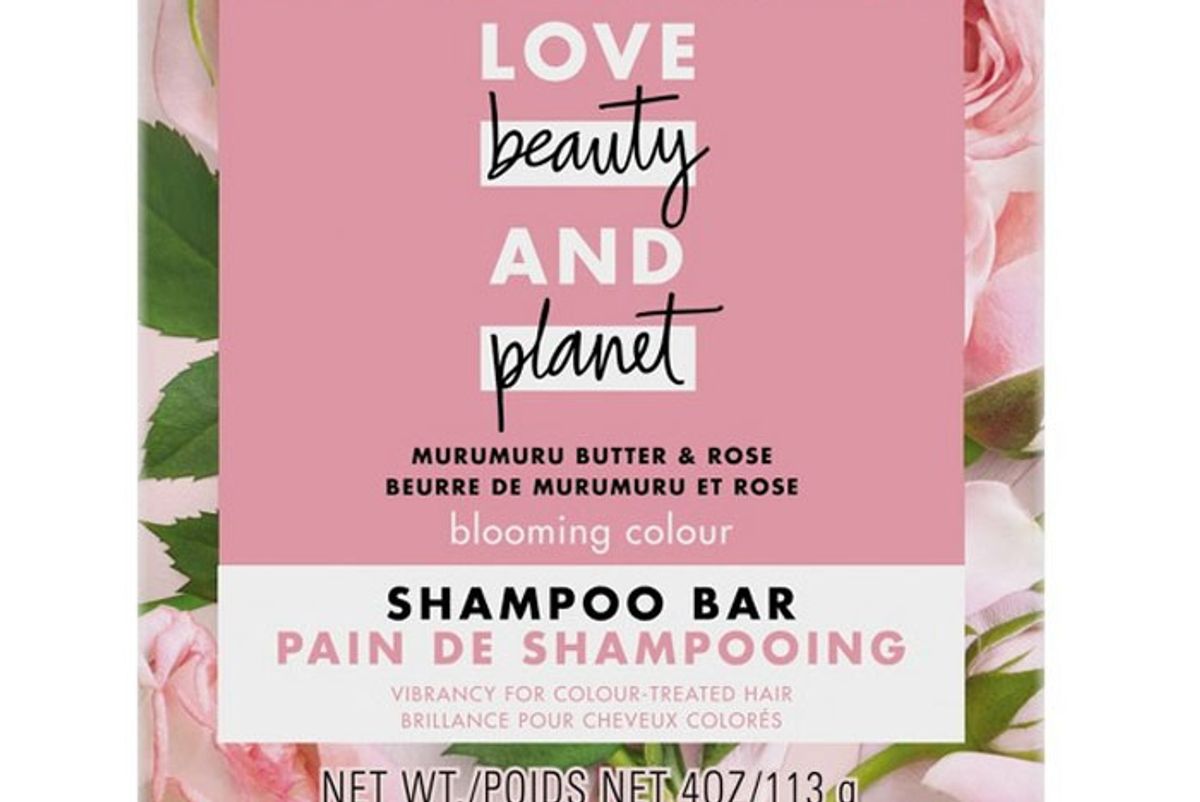 love beauty planet murumuru butter and rose shampoo bar