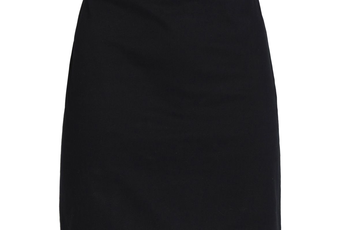 love moschino buckled cotton blend mini skirt