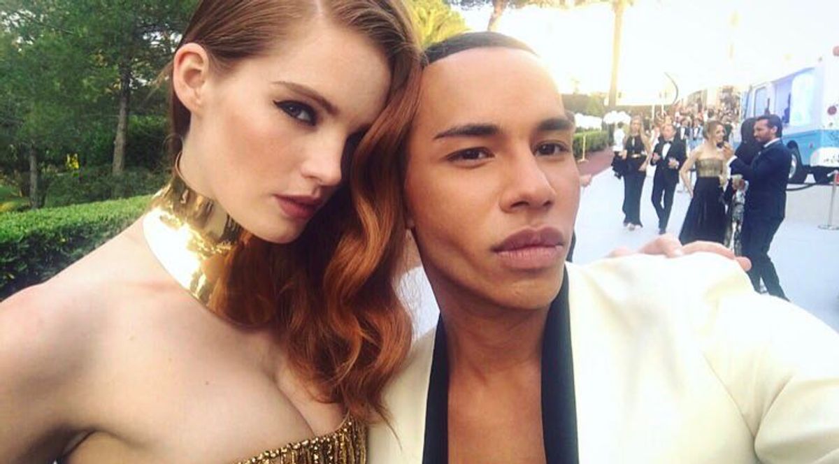 How a Supermodel Does Cannes
