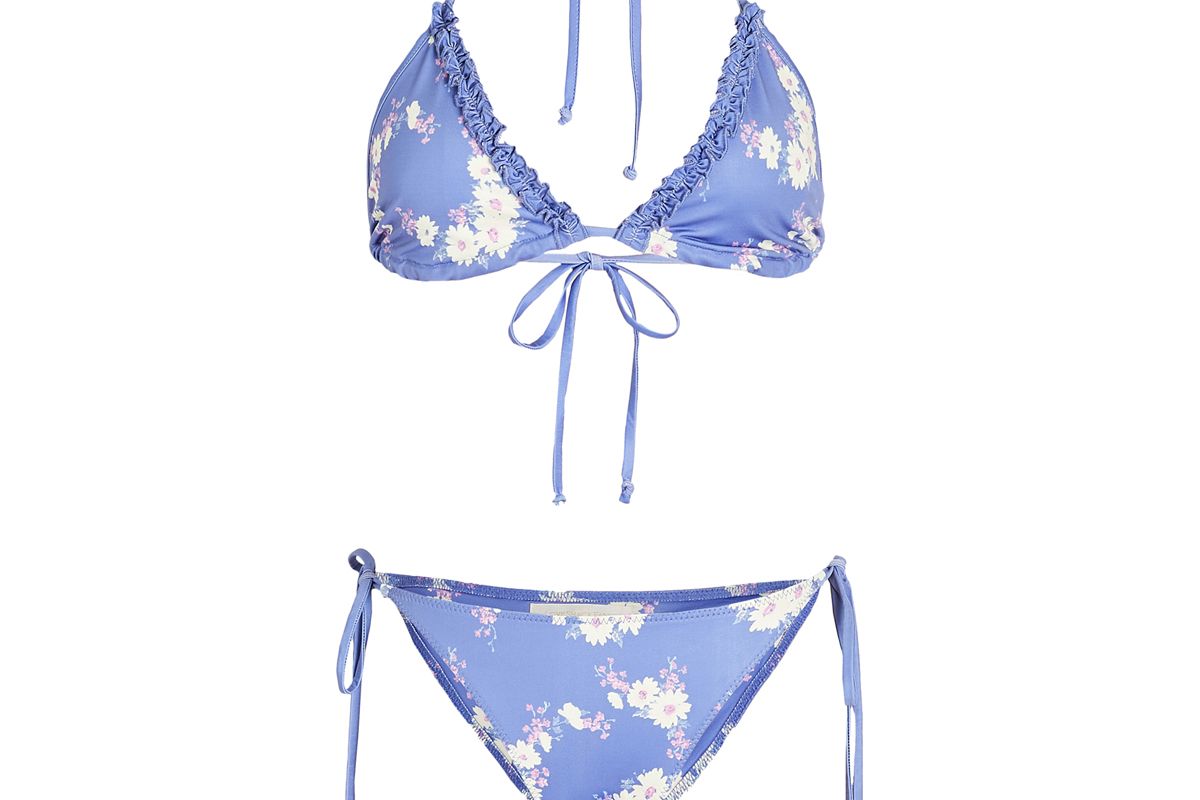 loveshackfancy haror bikini set