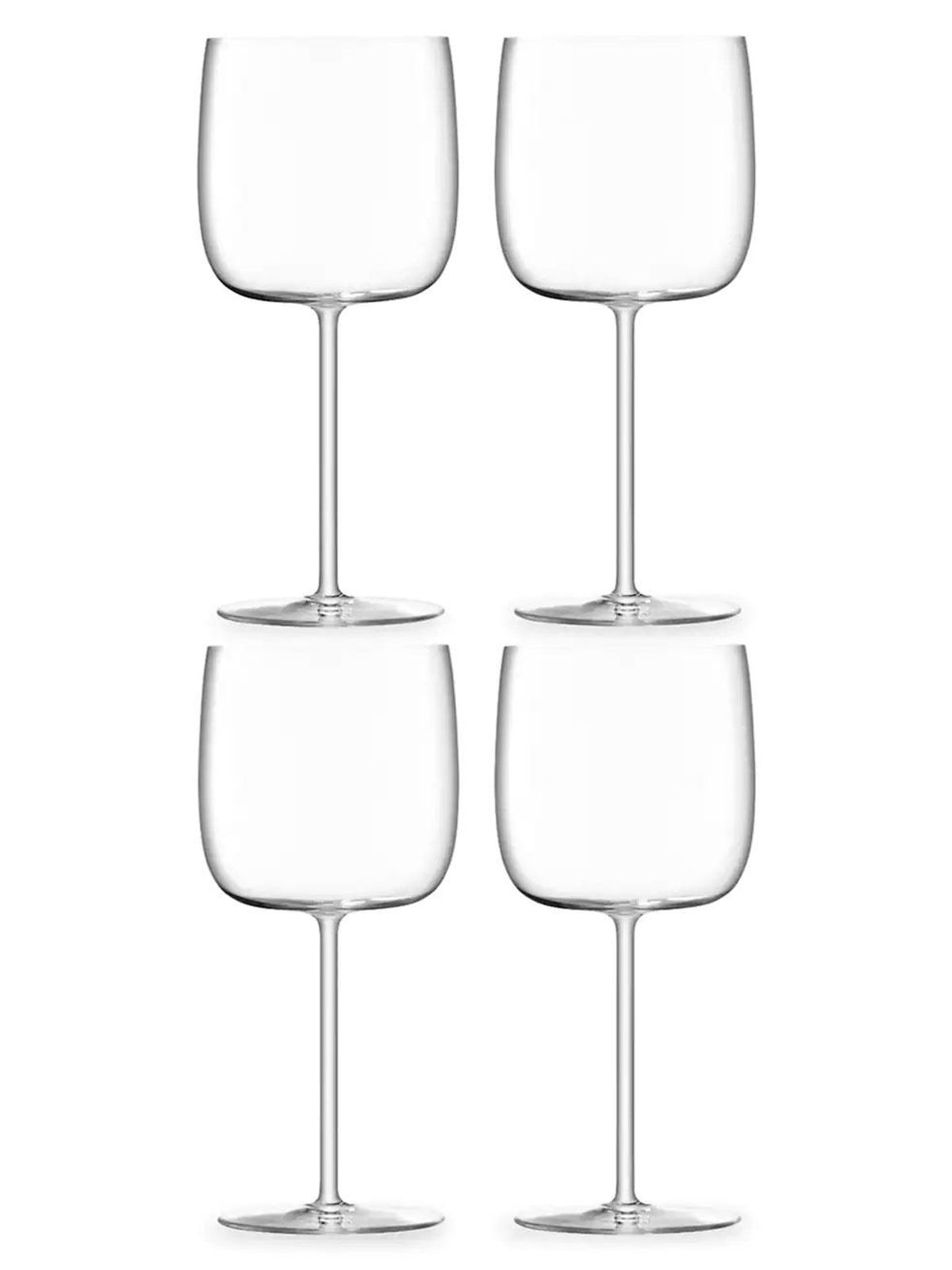 lsa borough 4 piece wine glass set