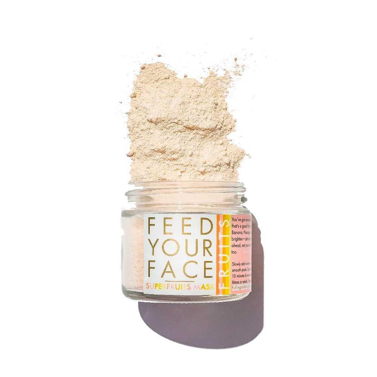 lua skincare feed your face superfruits powdered face mask