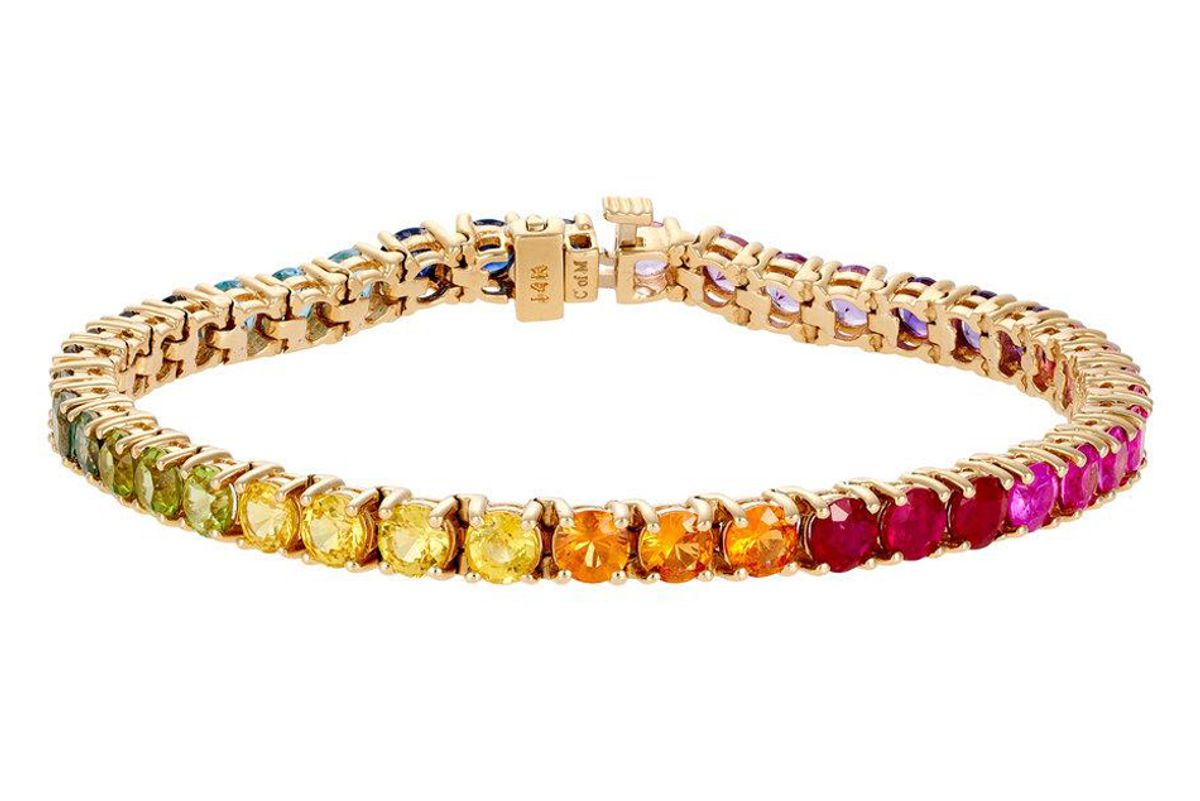 luisa alexander rainbow tennis bracelet