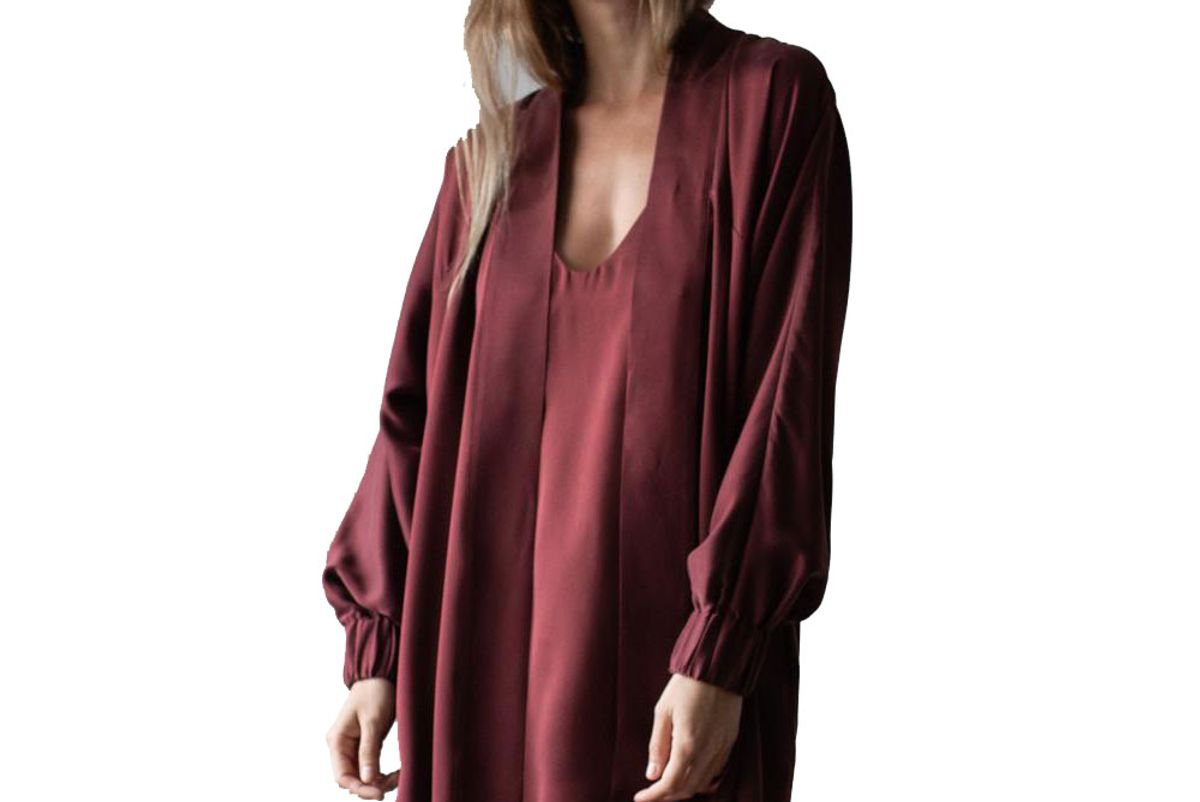 lunya washable silk robe