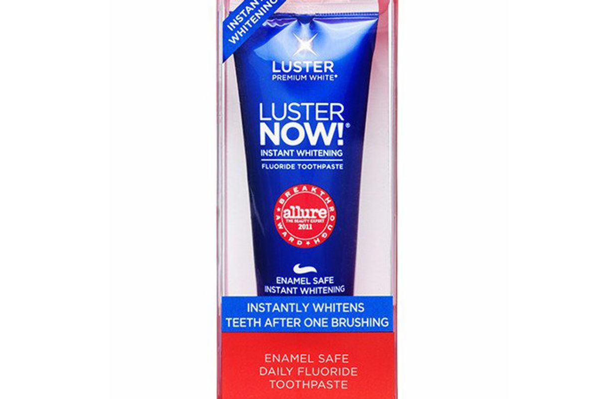 luster now instant whitening toothpaste