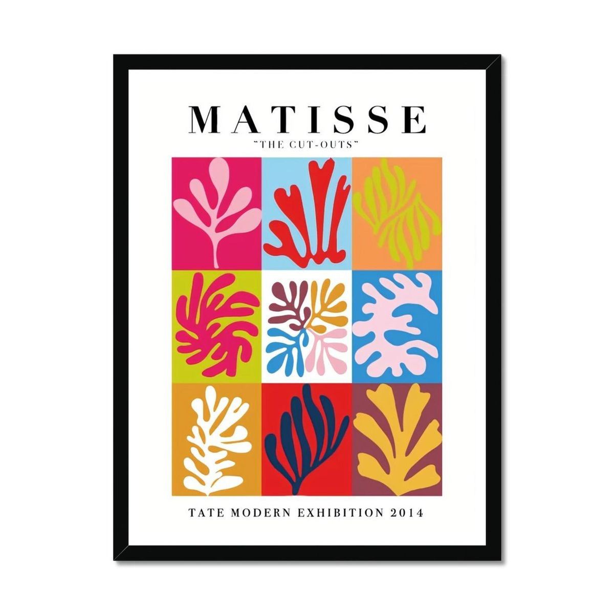 luxury art frames matisse the cut outs framed print