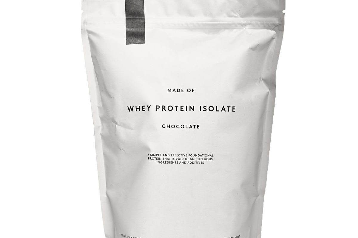 made of chocalate whey protein isolate