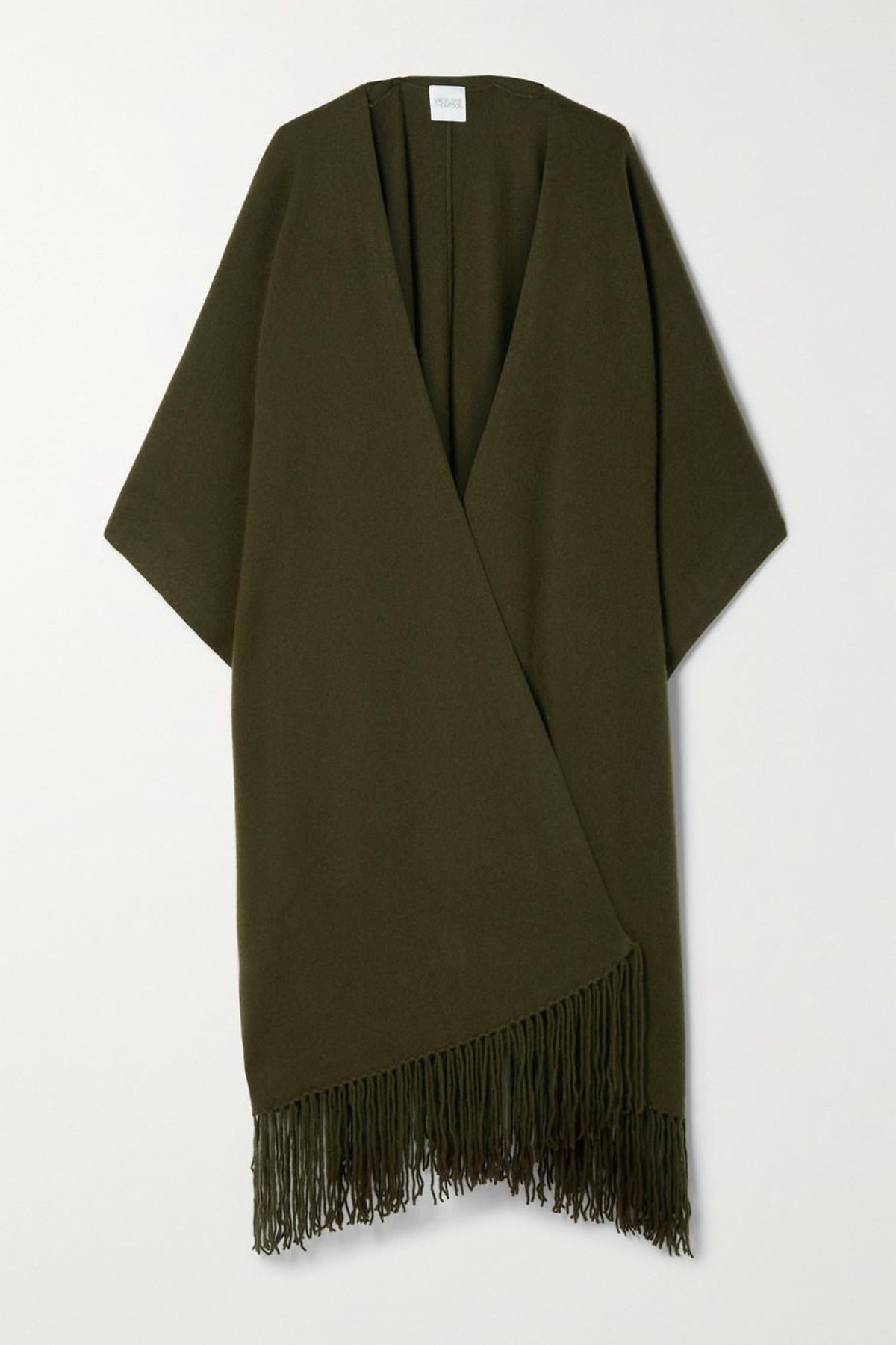 madeleine thompson leysin fringed cashmere wrap