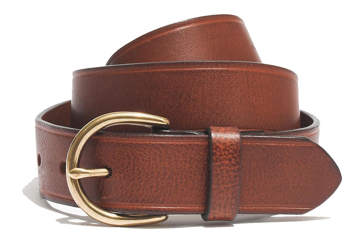 madewell perfect leather belt