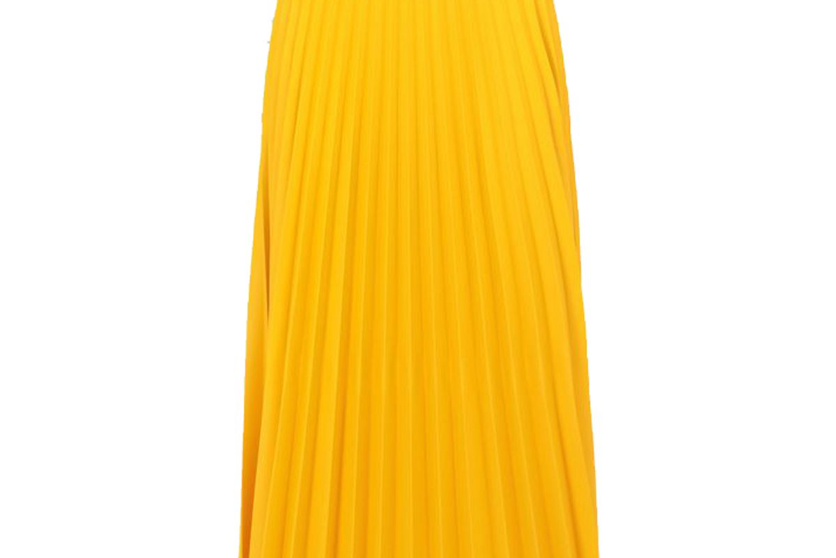 maison margiela pleated skirt