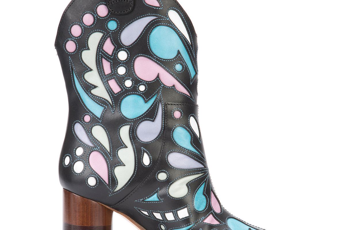 Printed Cowboy Boots