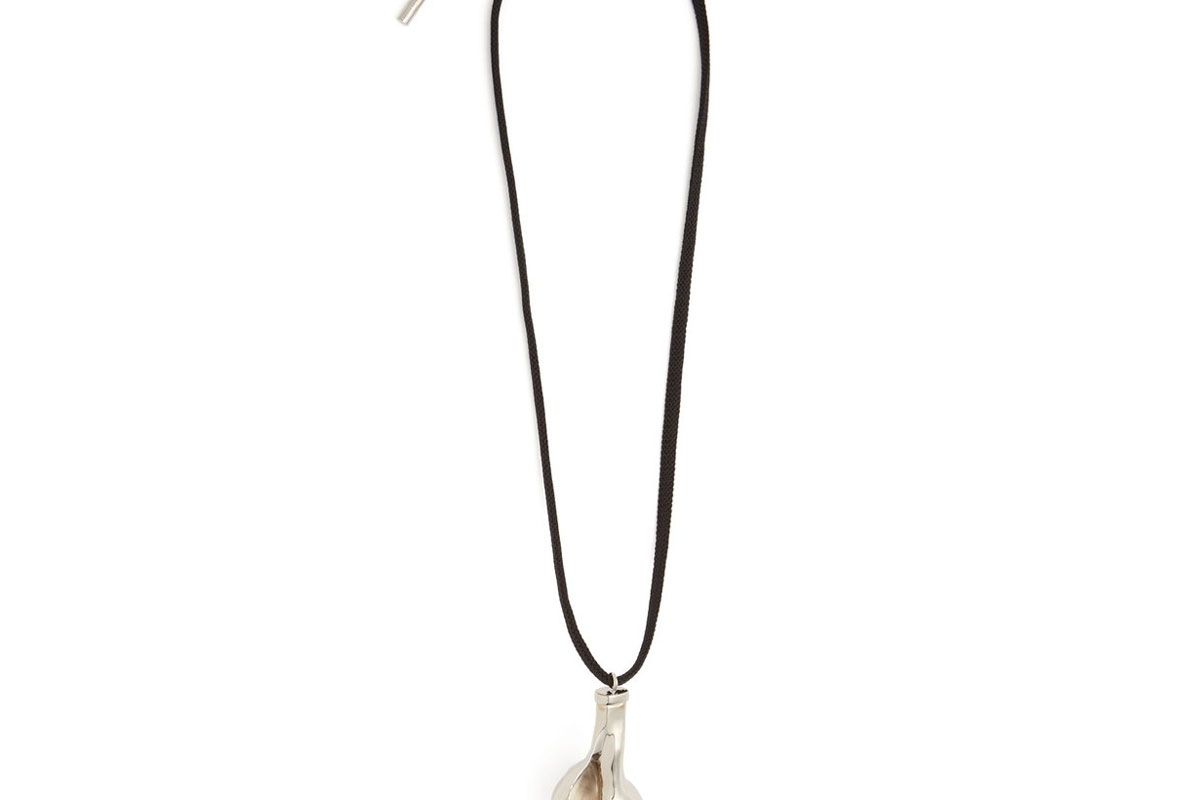 maison margiela seashell pendant necklace