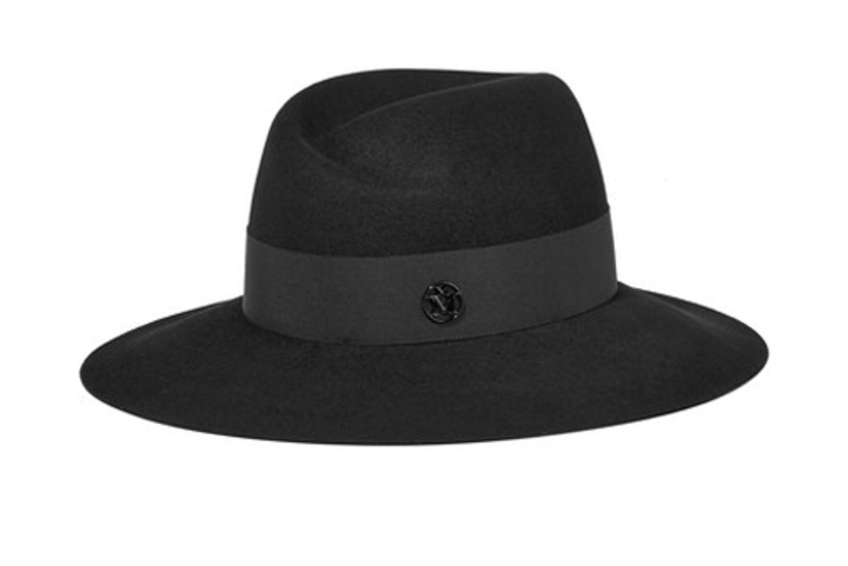 maison michel virginie rabbit felt fedora