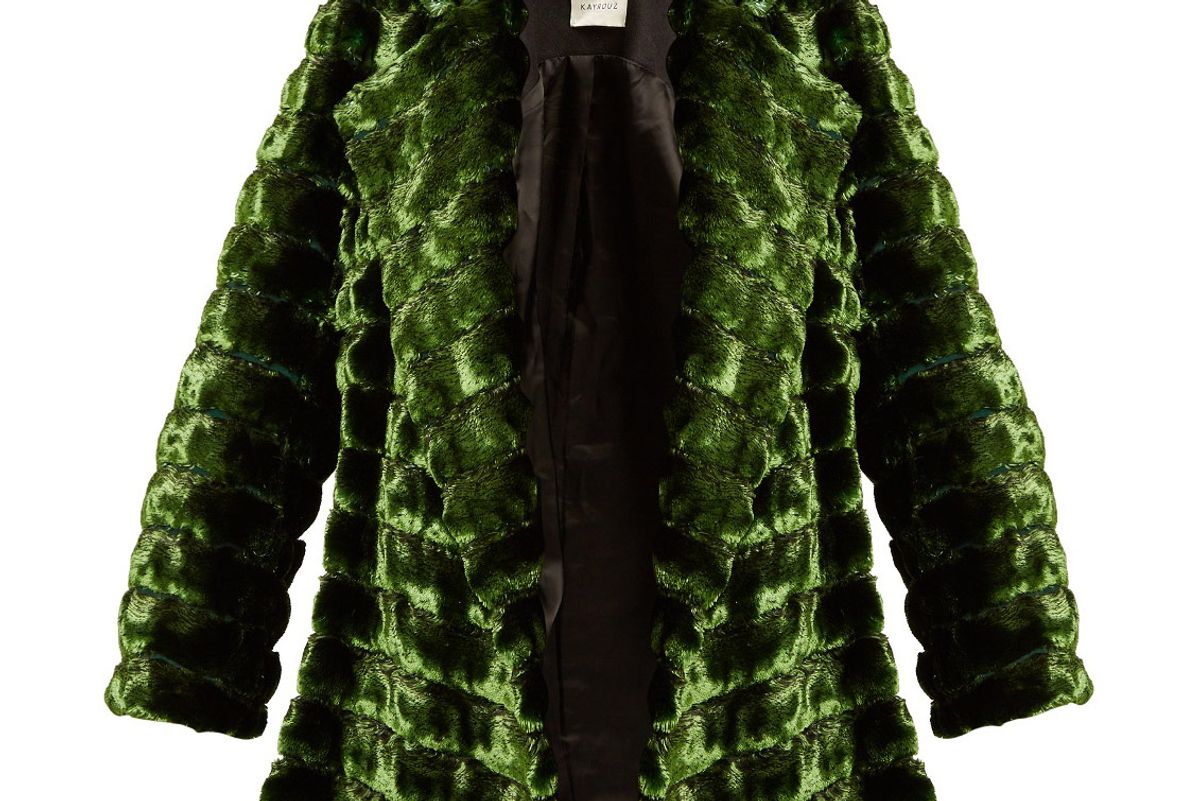 Grizzly Quilted Faux-Fur Coat