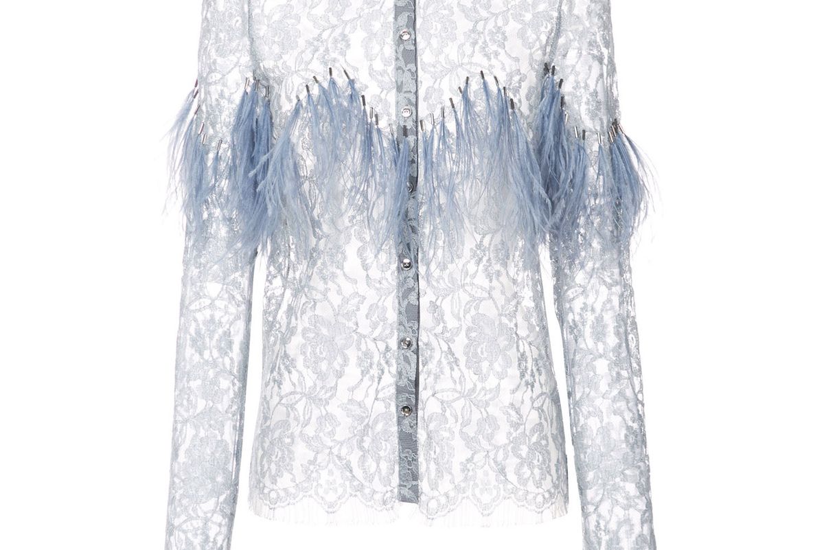 Lace Feather Blouse