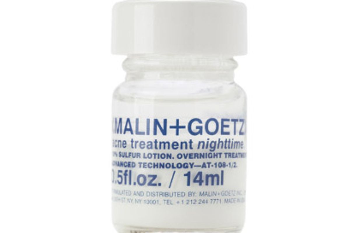 malin goetz acne treatment nighttime