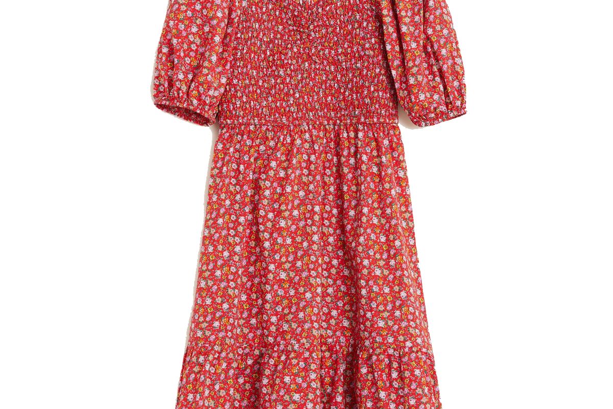 mango floral print dress