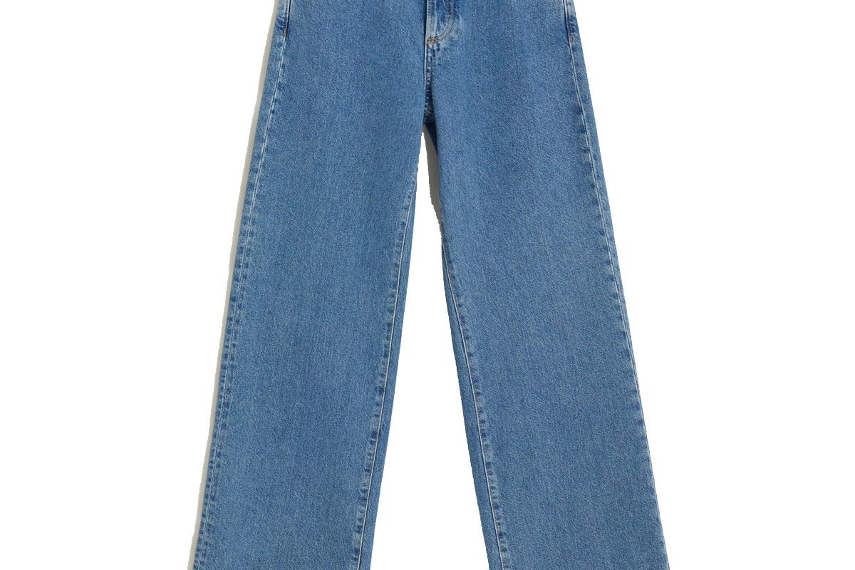 mango wide leg high waist jeans