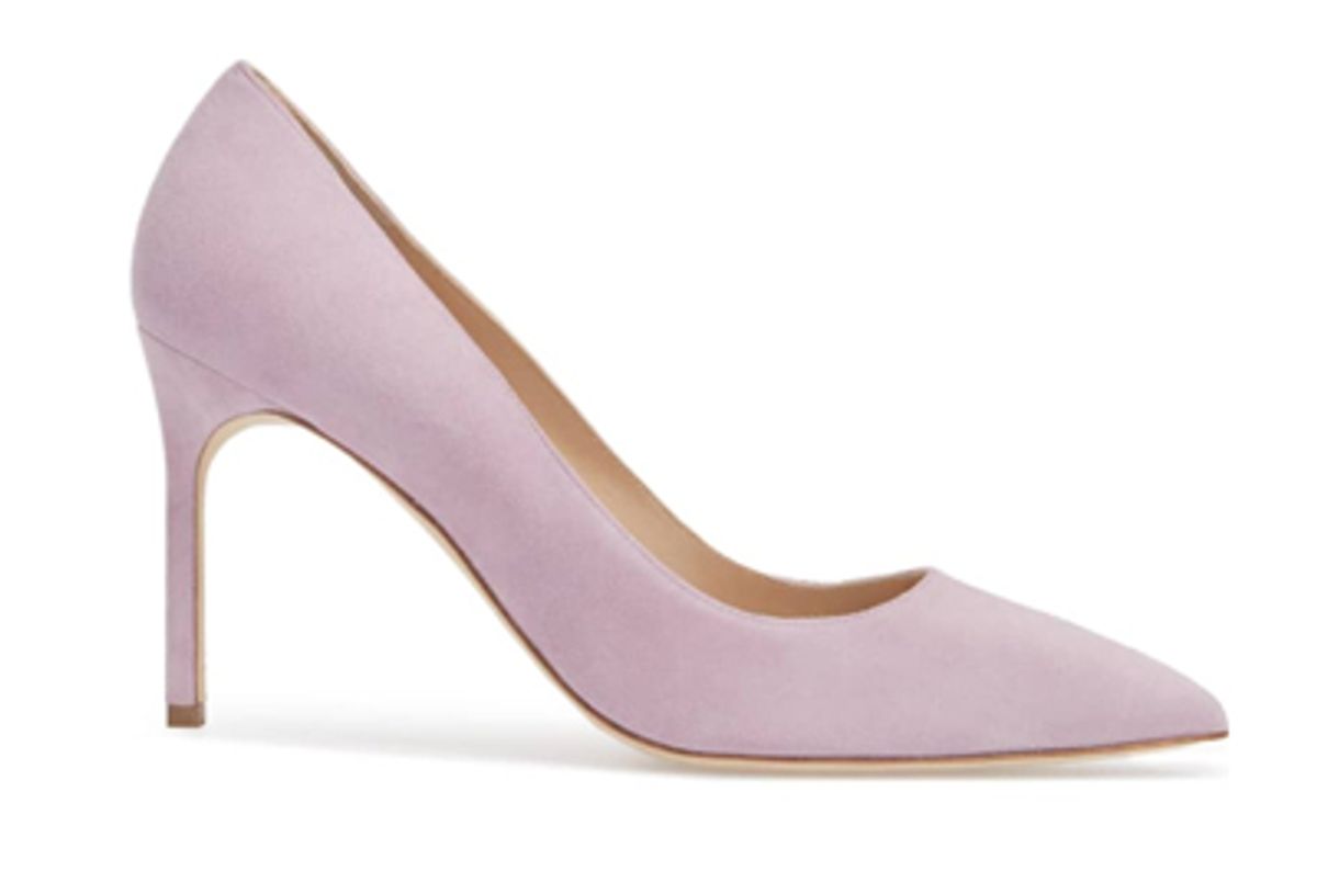 manolo blahnik light purple heels