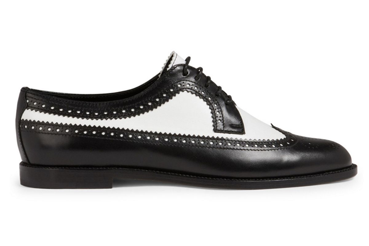 manolo blahnik lollo leather derby brogues