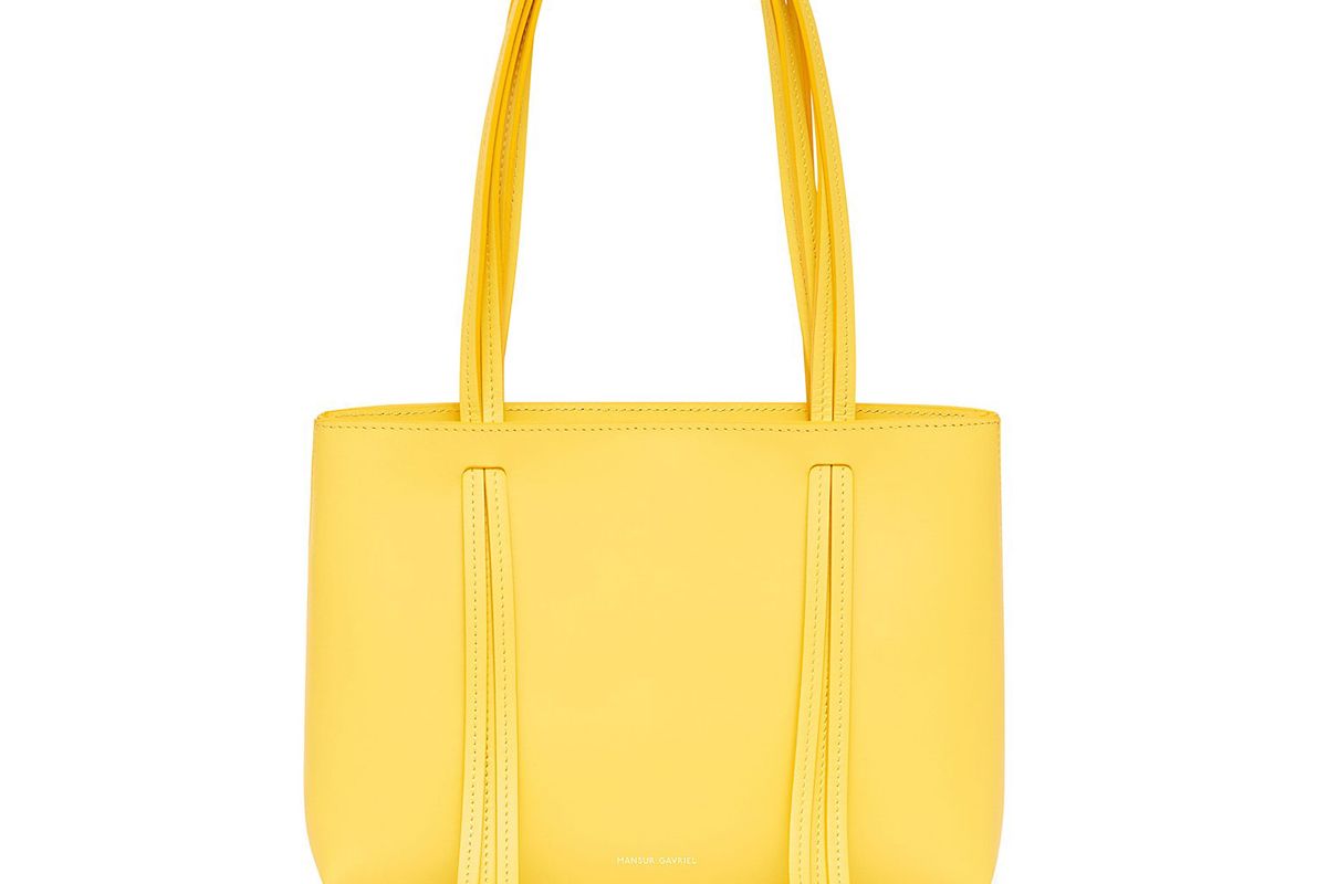 mansur gavriel calf mini fringe bag