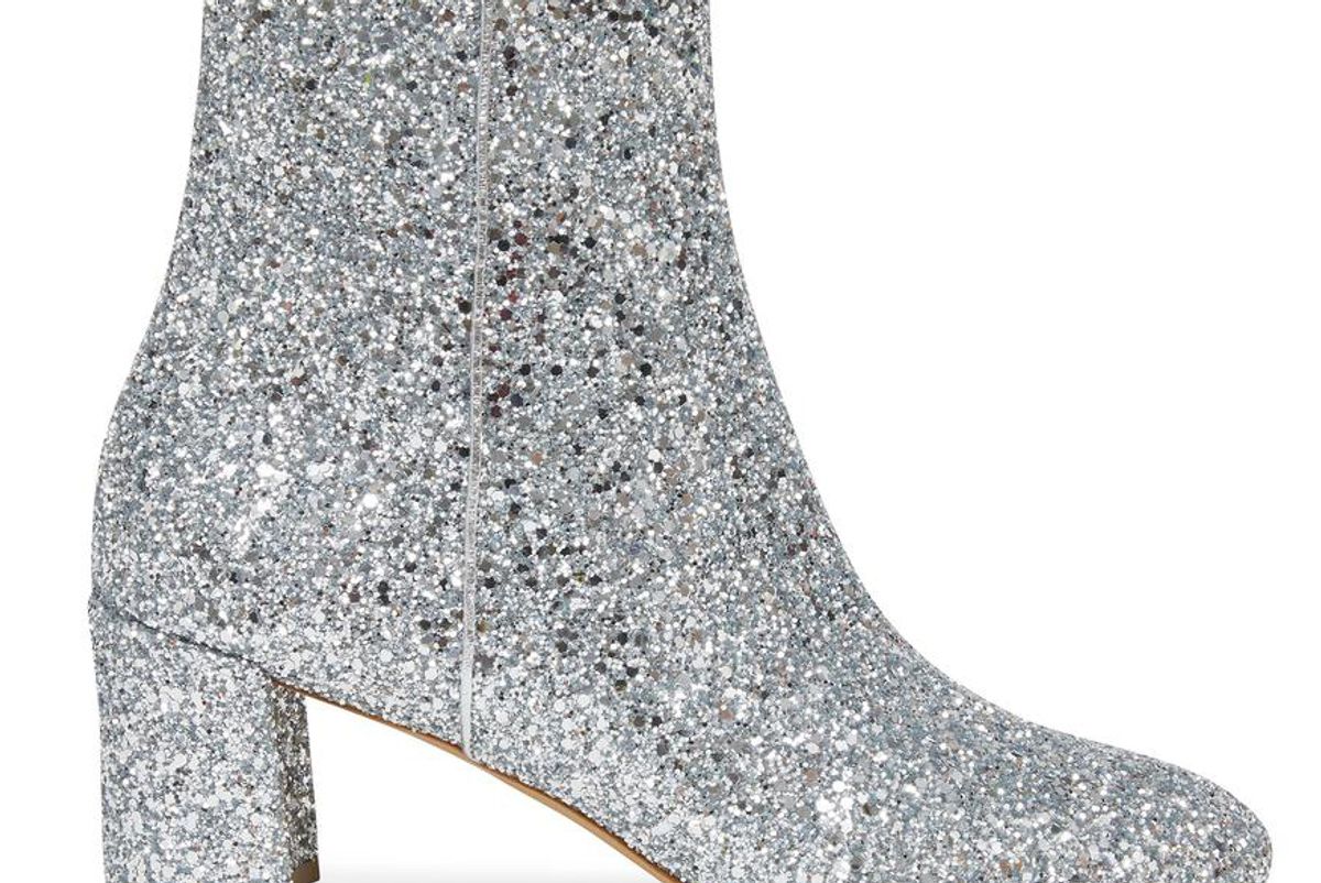 mansur gavriel glitter 65mm ankel boot