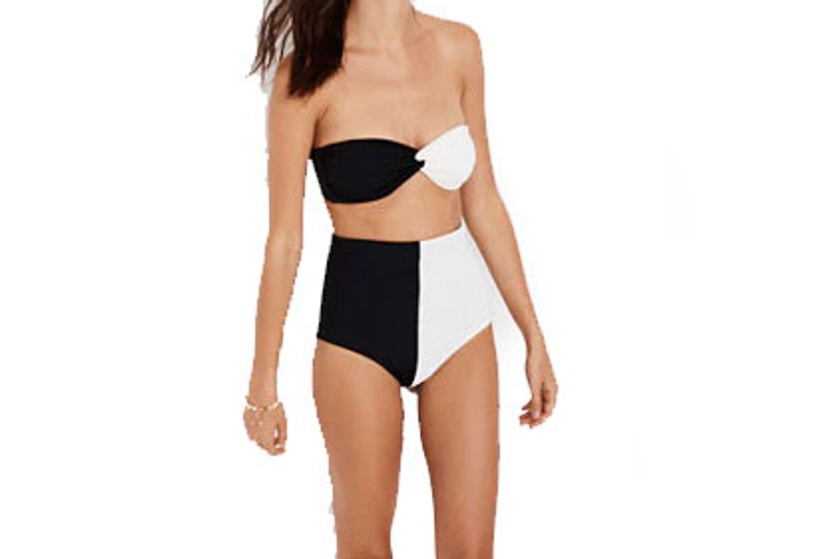 mara hoffman lydia high waist bikini bottom