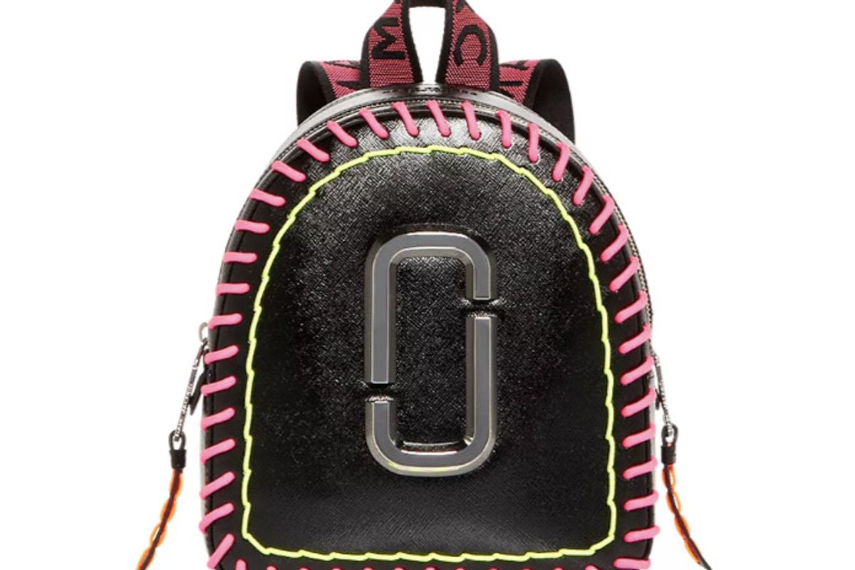 marc jacobs pack shot whipstitches backpack