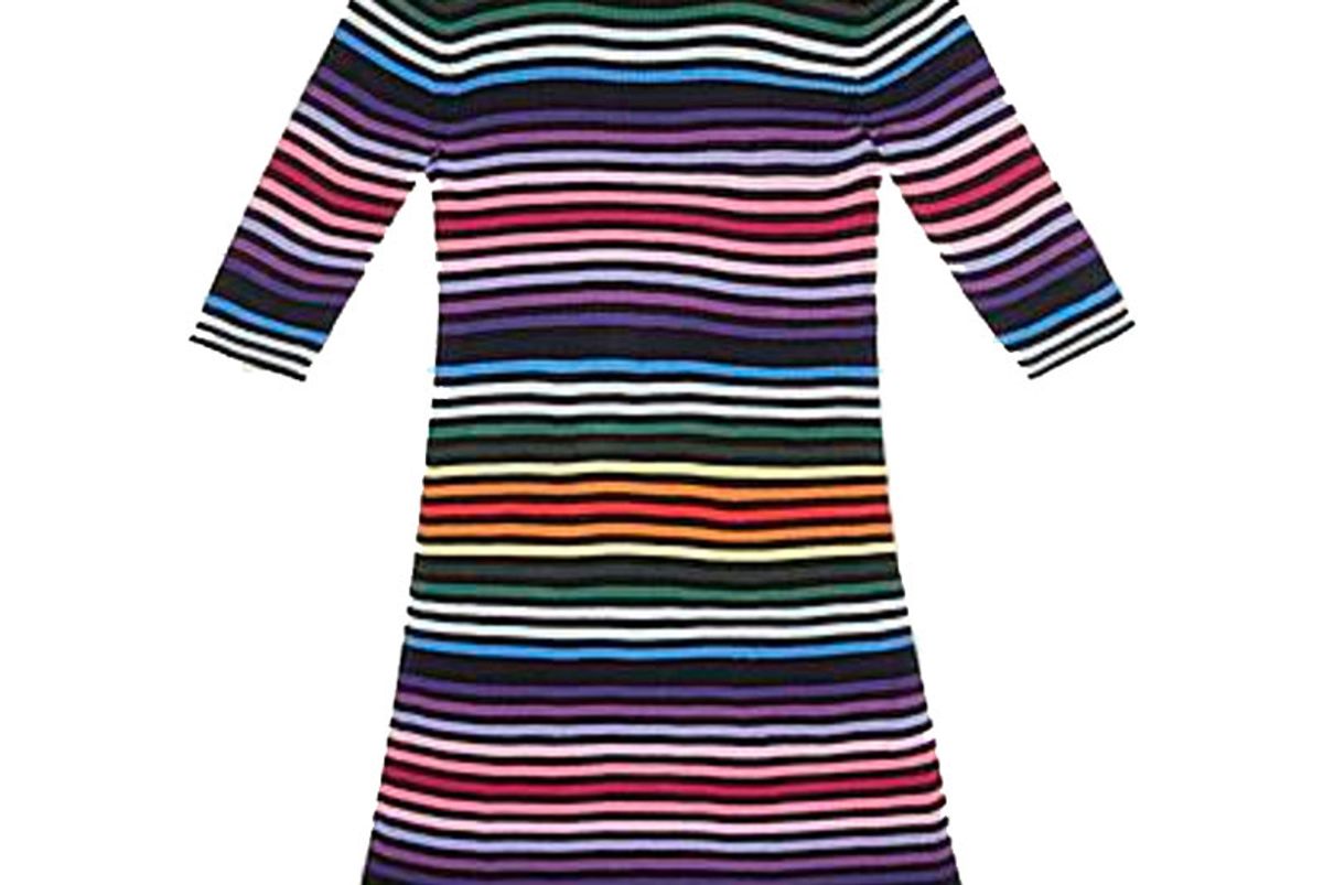 Stripe Core Cotton Short-Sleeve Dress