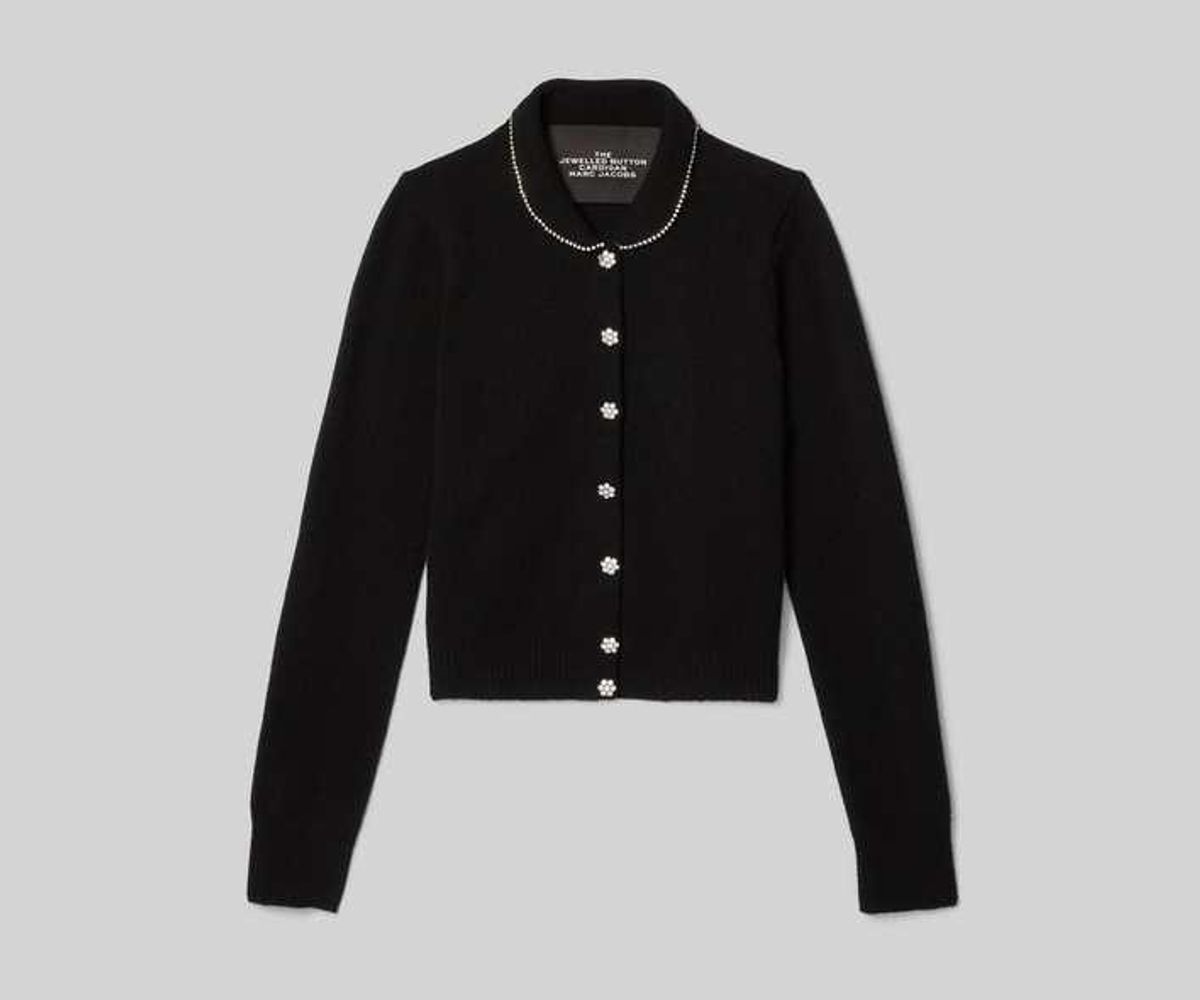 marc jacobs the jeweled button cardigan