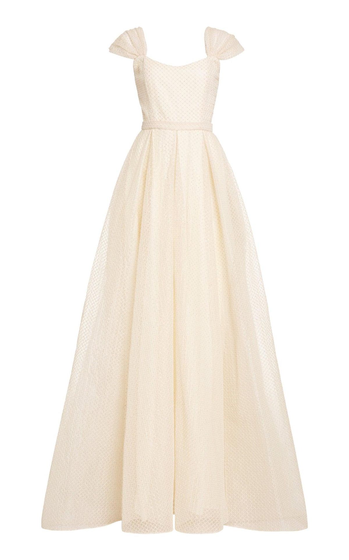 markarian silk chiffon gown