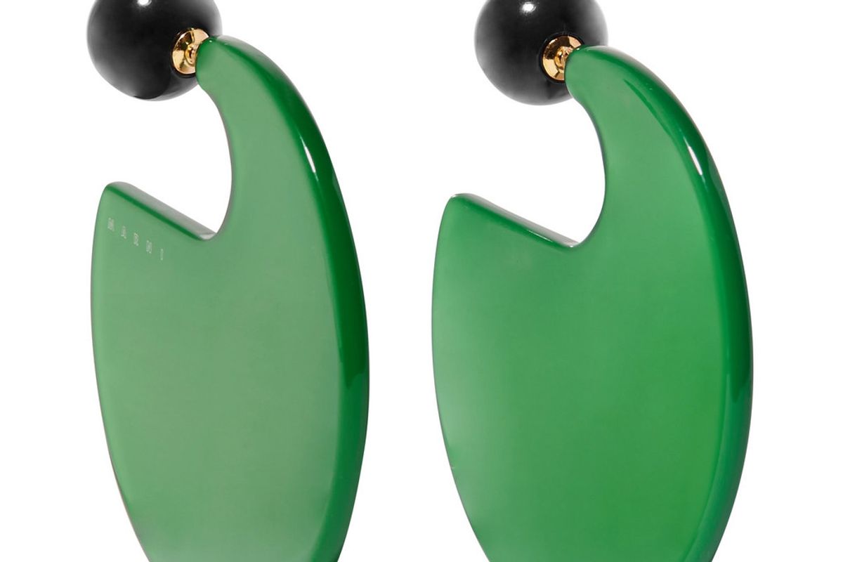 marni resin earrings