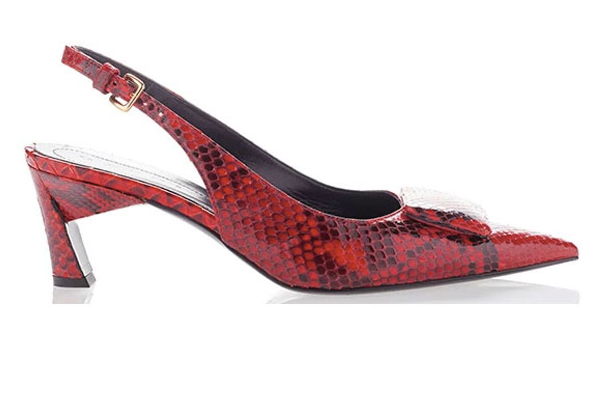 Sling Back Python Pump