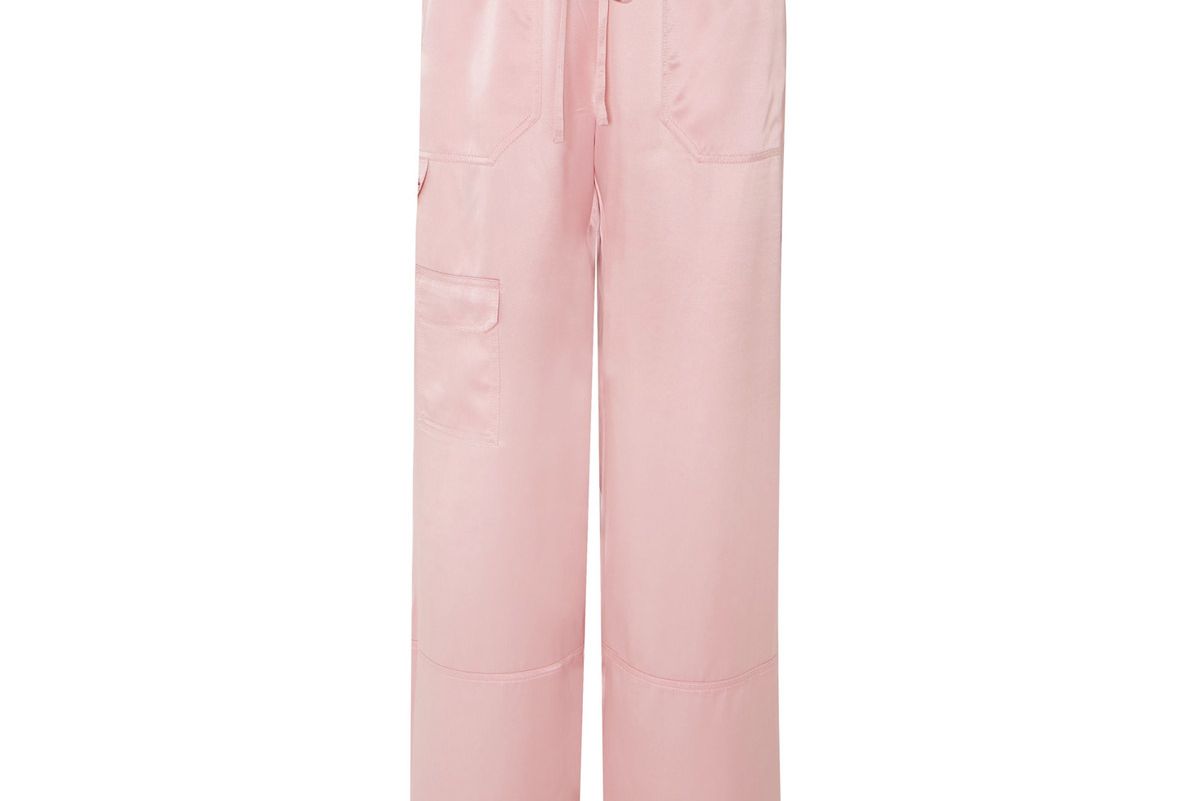 marques almeida silk satin pants