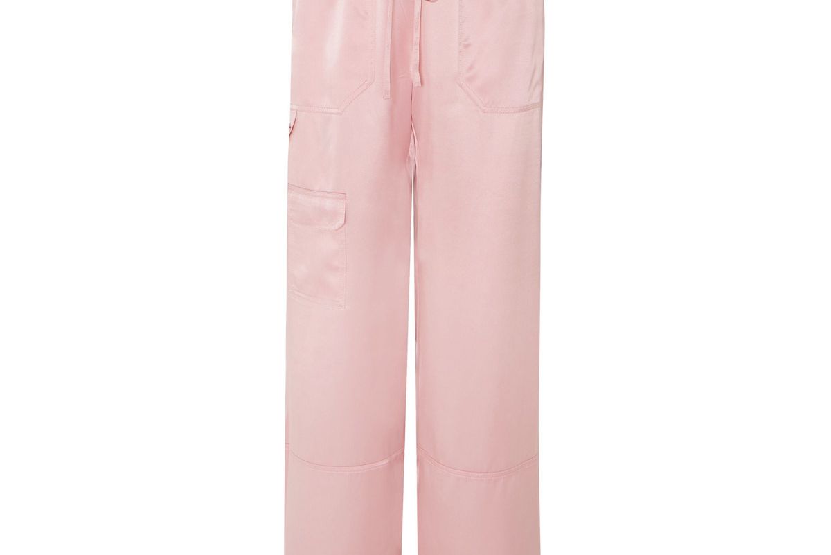 marques almeida silk satin pants