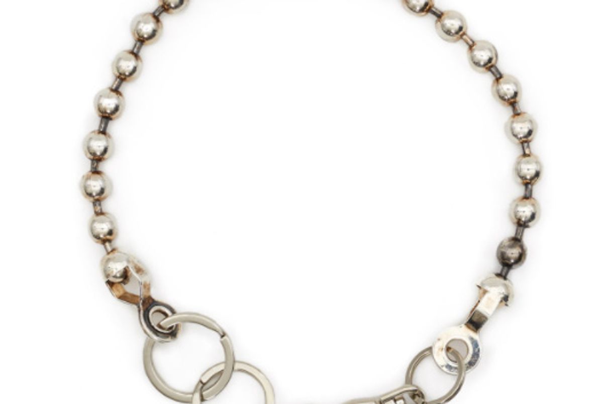 martine ali broken ball chain necklace
