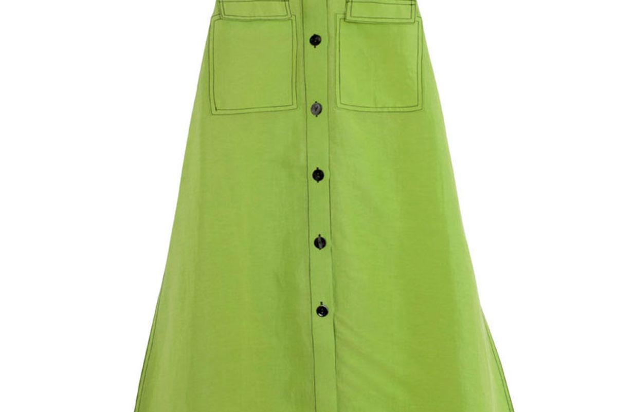 maryam nassir zadeh lime ines skirt