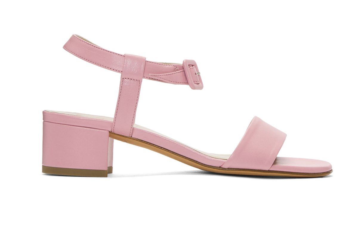 maryam nassir zadeh pink sophie sandals