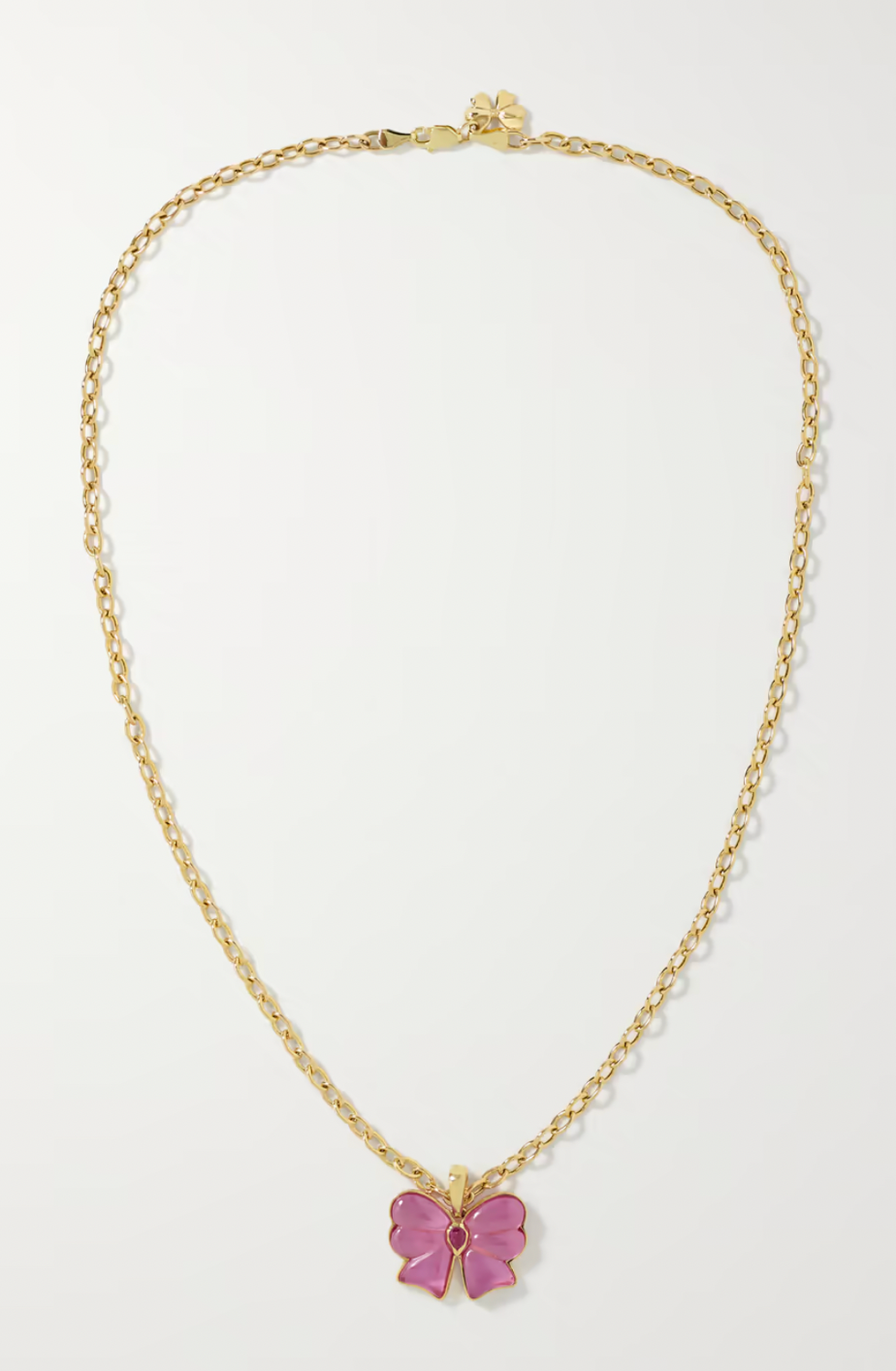 Mason and Books Berkeley 14-karat gold, topaz and sapphire necklace