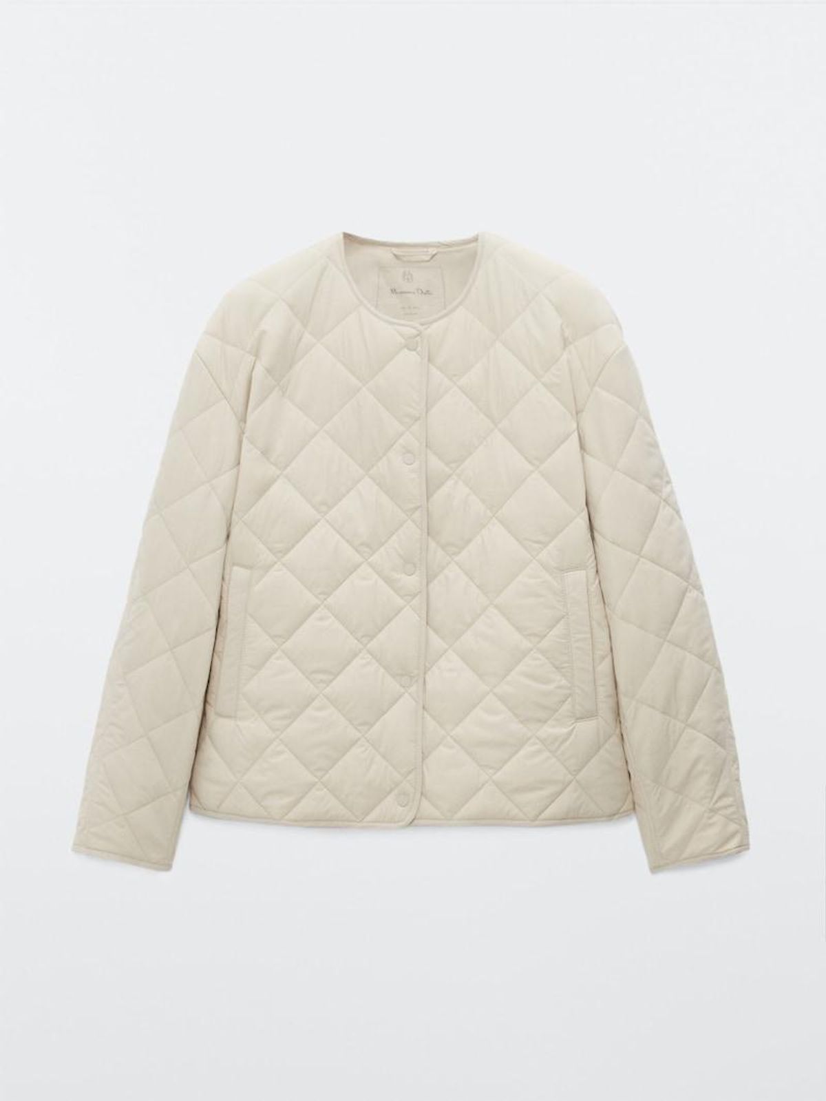massimo dutti short quilted jacket 
