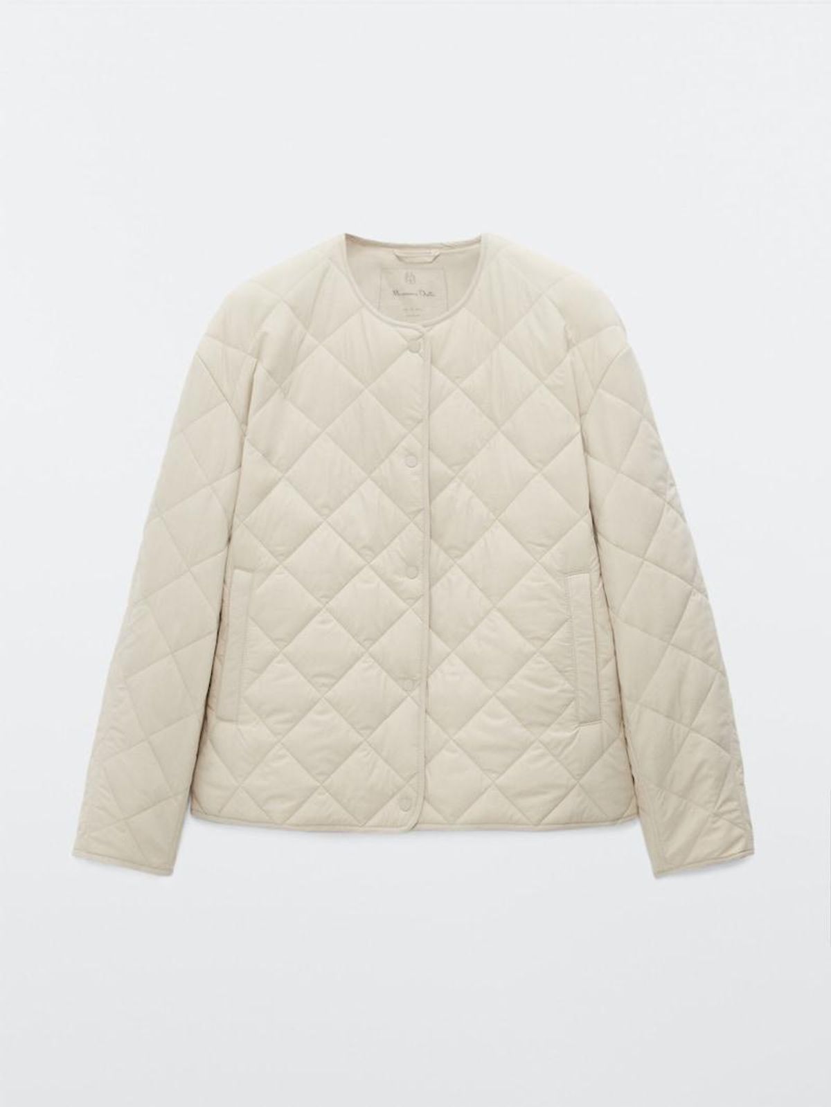 massimo dutti short quilted jacket