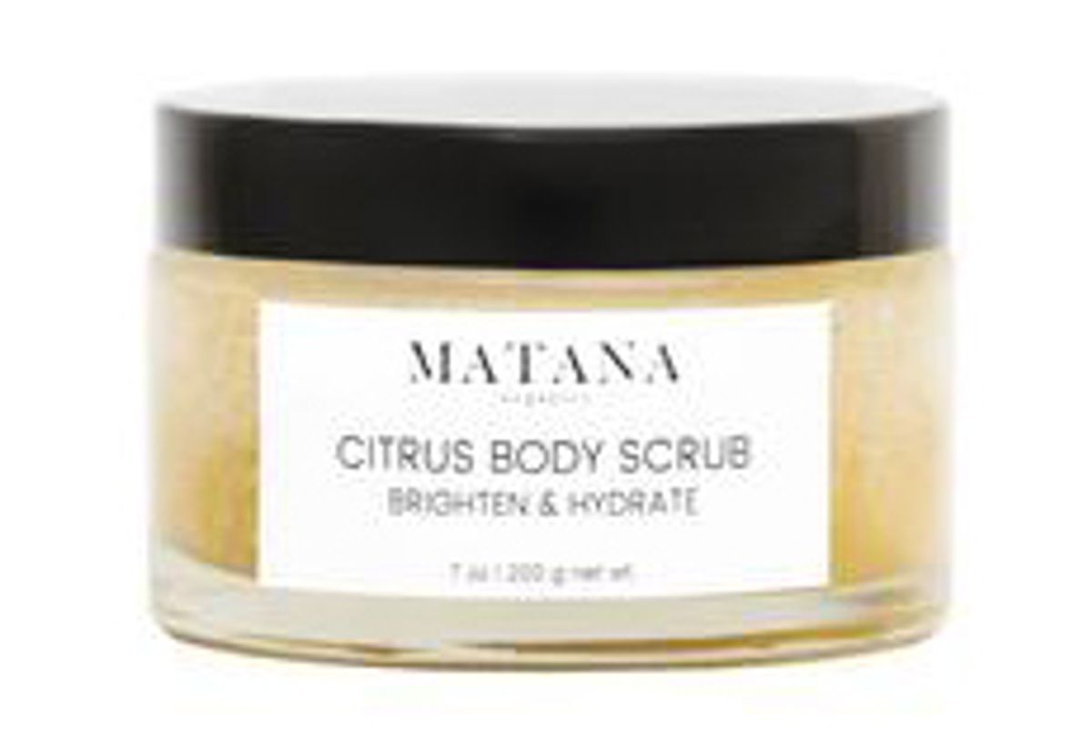 matana organics citrus body scrub