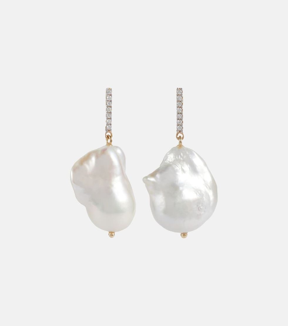 Kinn Baroque Pearl Drop Earrings