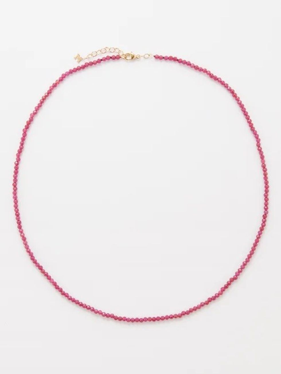 Mateo Ruby & 14kt gold necklace