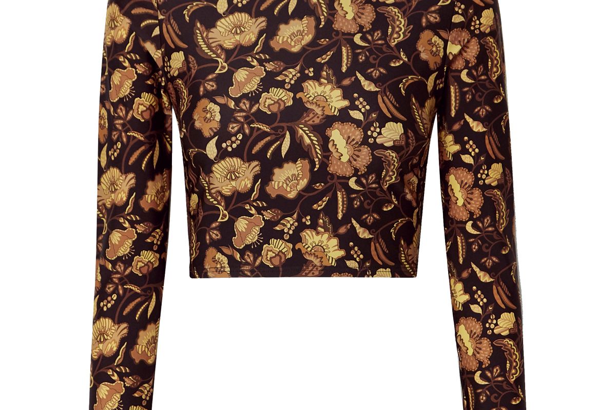 matteau floral print rash guard