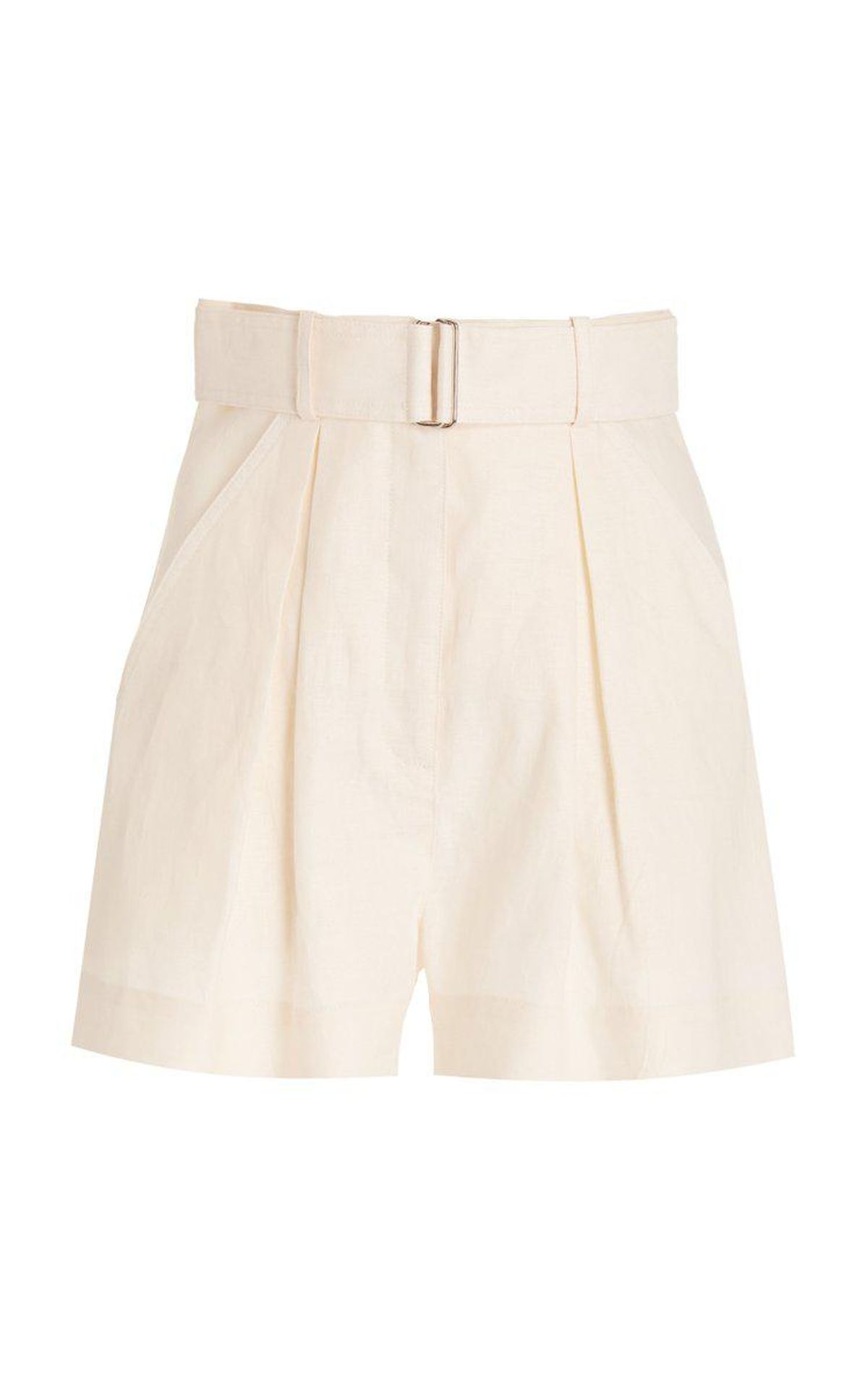 matthew burch exclusive pleated linen shorts